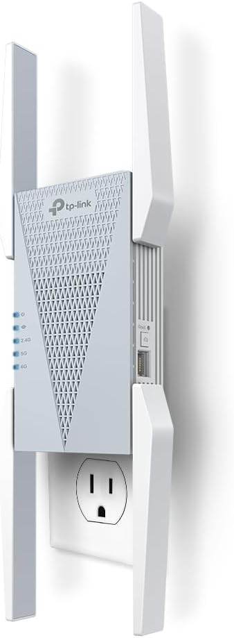 TP-Link RE813XE AXE5400 Wi-Fi 6E Range Extender for Seamless Coverage