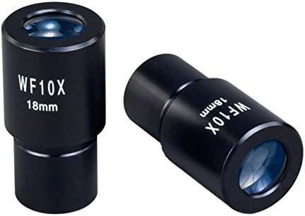 OMAX WF10X/18 Widefield Microscope Eyepieces for Clarity