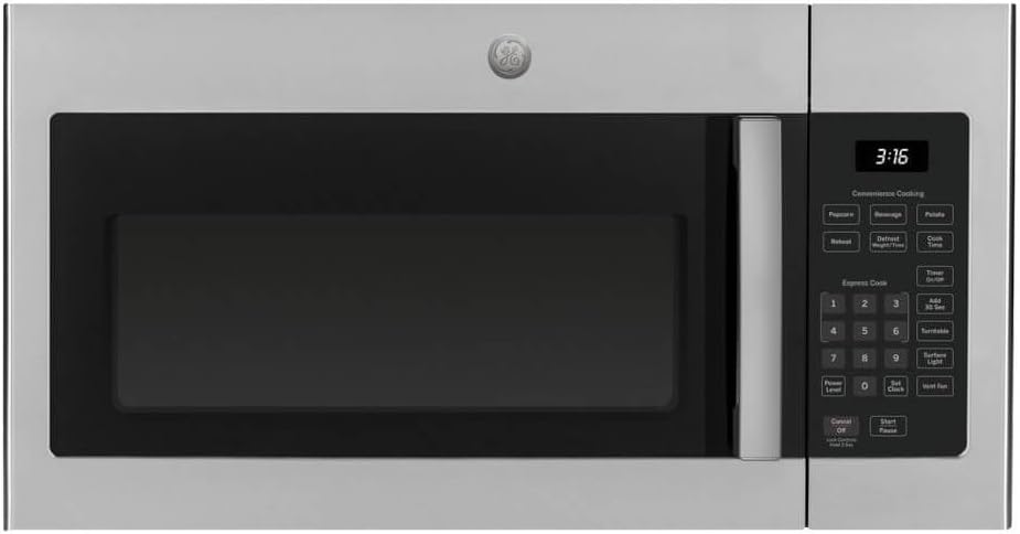 GE 30 Stainless Steel Microwave: Over-the-Range Convenience!