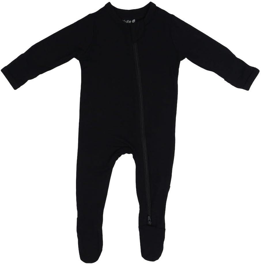 KYTE BABY Unisex Zipper Closure Footies for Infants 0-24 Months