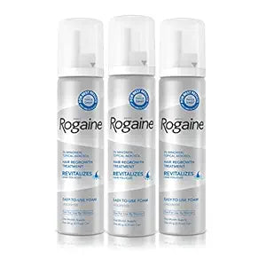Men's Rogaine 5% Minoxidil Foam for Effective Hair Regrowth