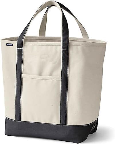 Durable Open Top Canvas Tote Bag for Everyday Use and Style