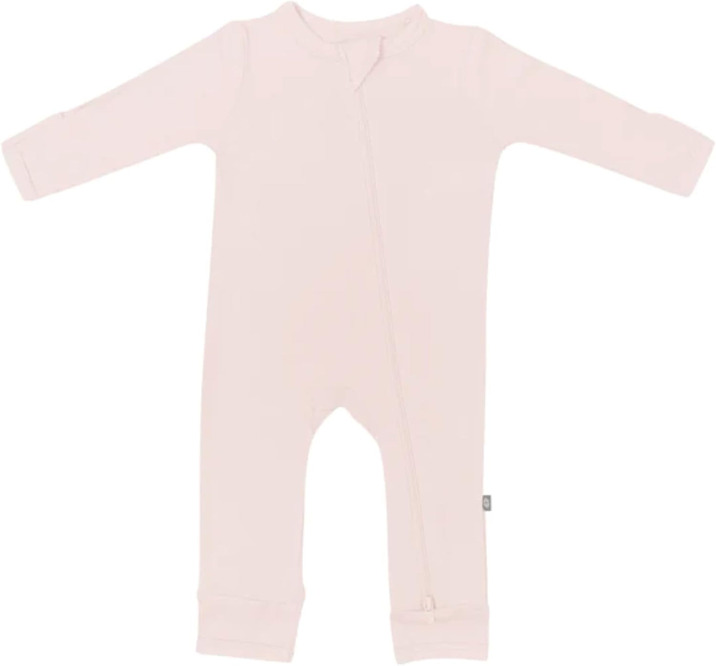 KYTE BABY Unisex Bamboo Zippered Rompers for Infants 0-24 Months
