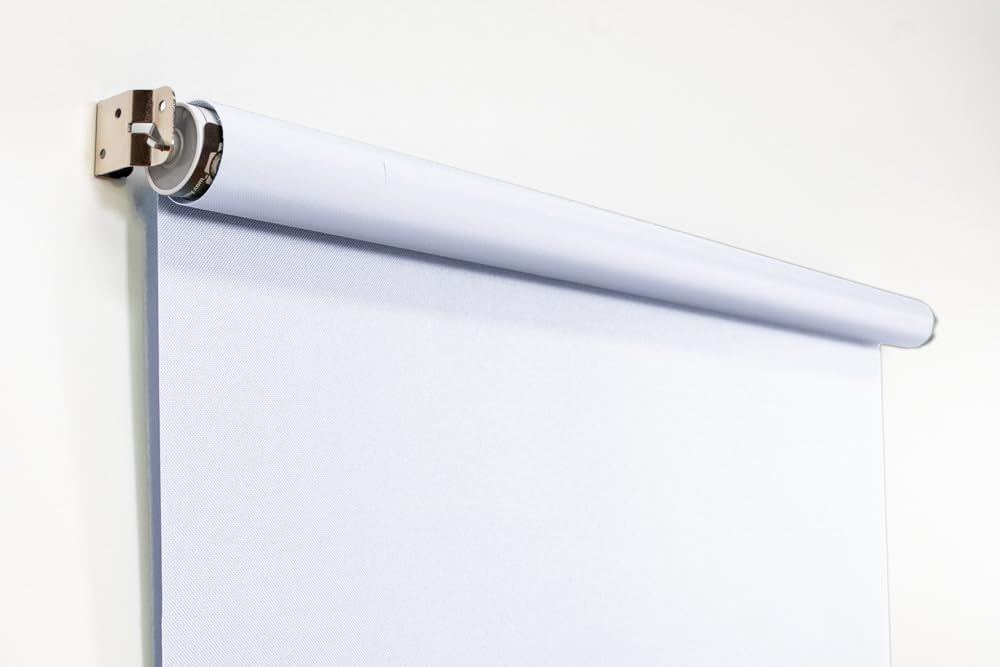 White Rollup Backdrop System for Professional Passport Photos