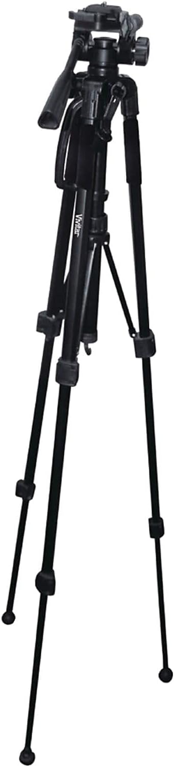 Vivitar 57-Inch Tripod with Quick Release Mount and Fluid Head