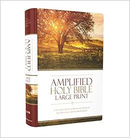 Amplified Holy Bible Large Print Hardcover for Deeper Understanding