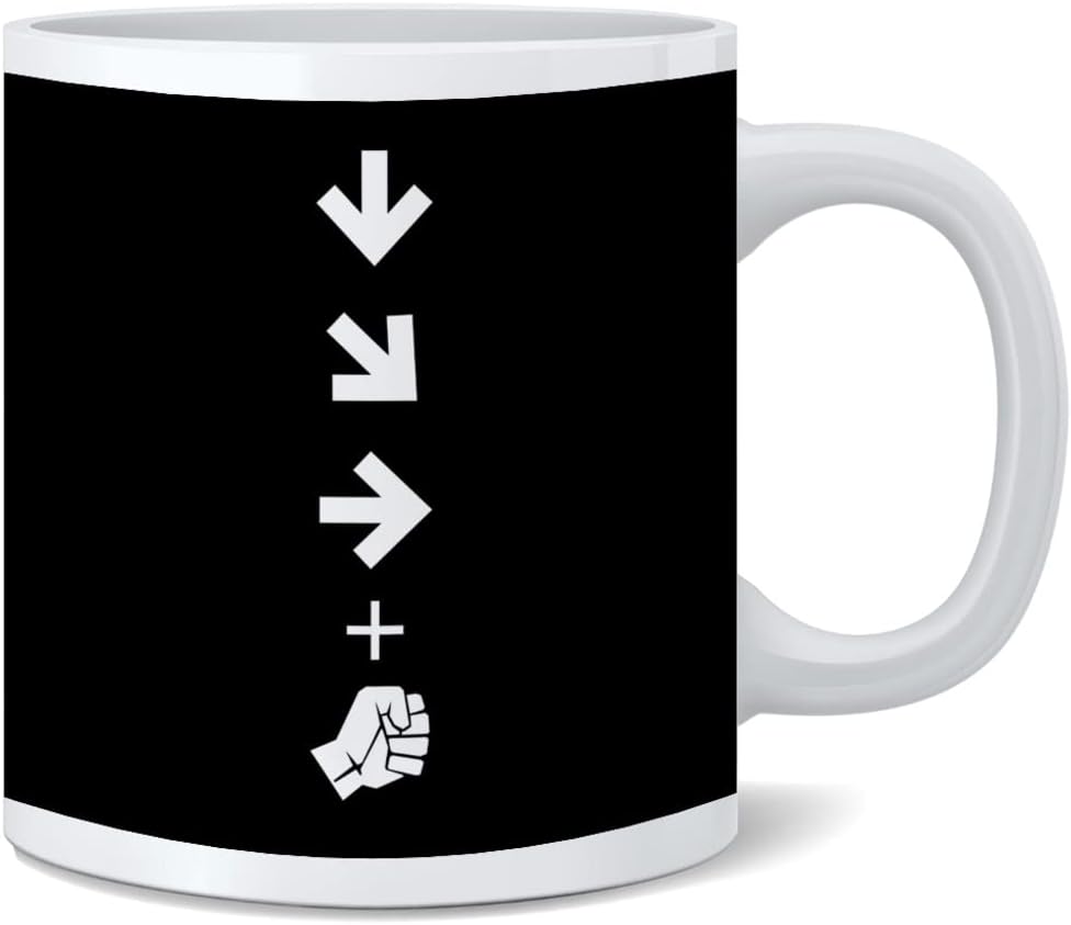 Iconic Hadouken Coffee Mug - Gamer Gift