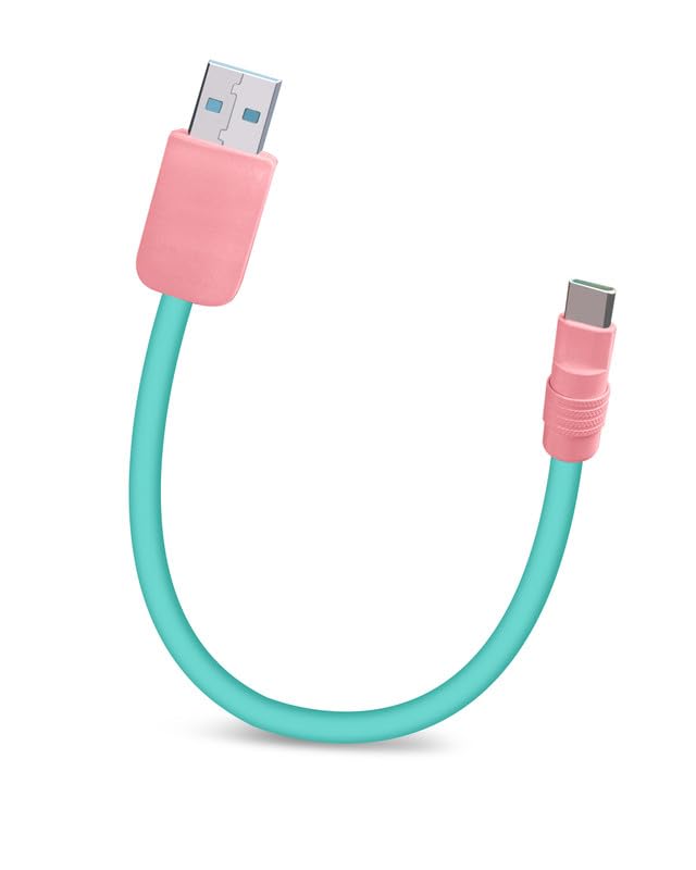 Fast Charge On-The-Go: Color Block Chubby Cable