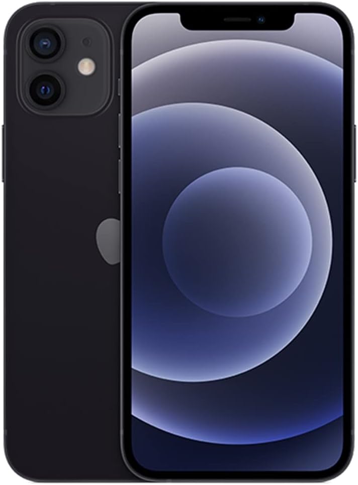 Apple iPhone 12 Unlocked 64GB Black - Premium Renewed Quality