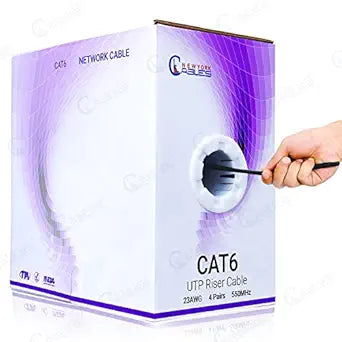 High Speed Cat6 Riser Cable 1000ft for Reliable Connectivity