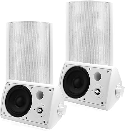 800W Waterproof Outdoor Wall Speakers Set