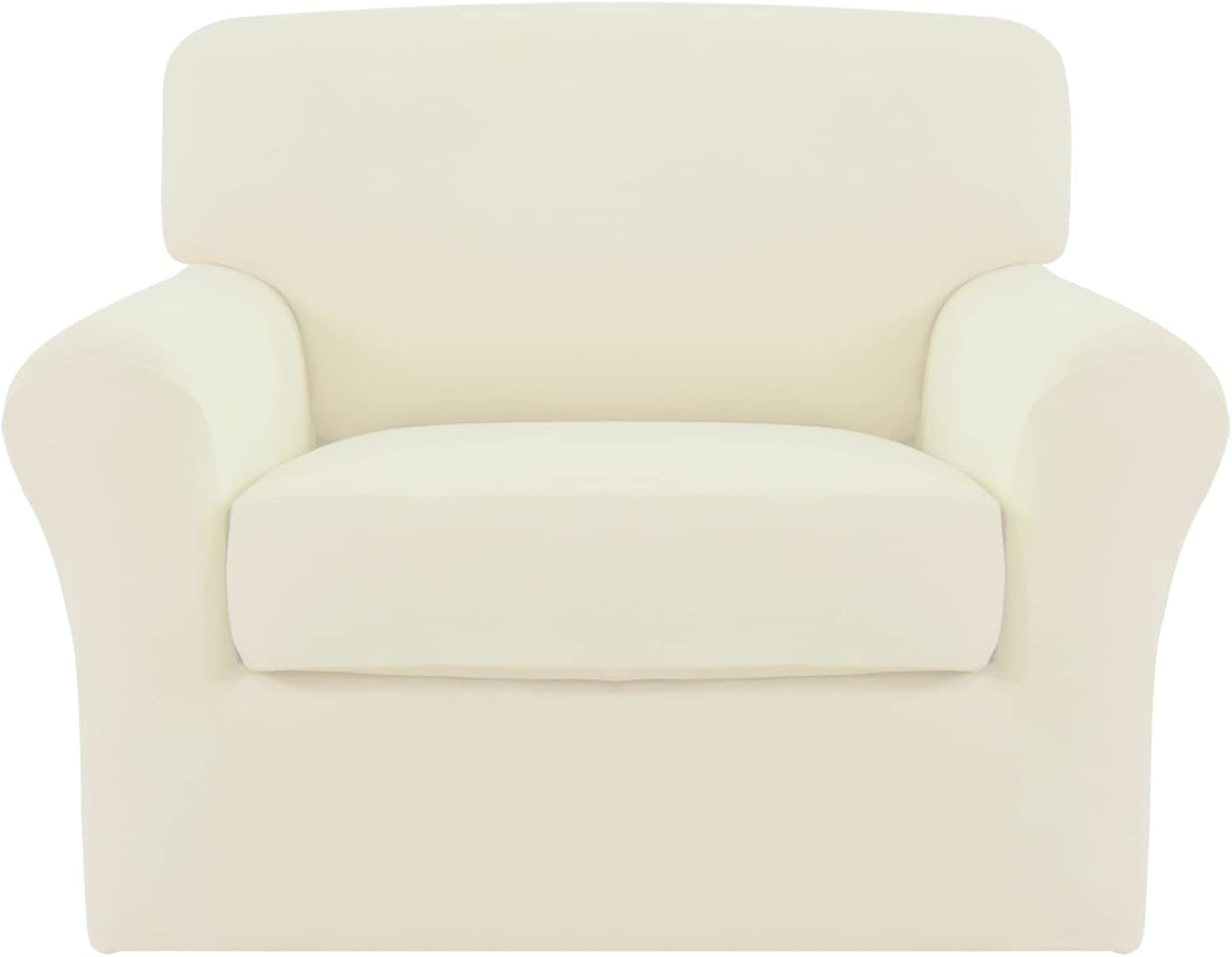 Easy-Going Fleece Stretch Chair Sofa Slipcover for Pets and Kids