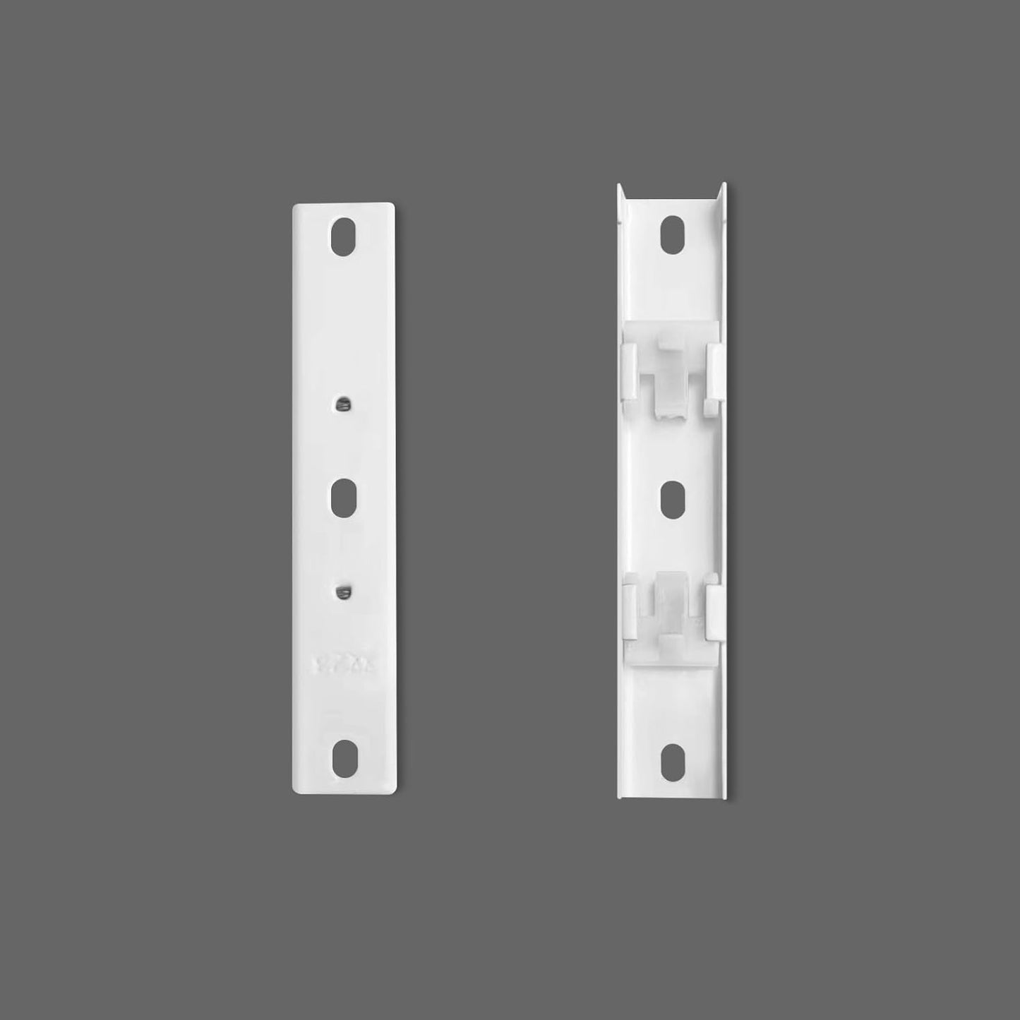 Bendable Double Ceiling Mount Curtain Brackets Set
