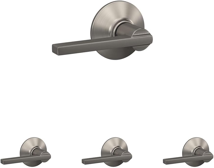 SCHLAGE F10 LAT 619 Latitude Door Lever for Hall & Closet Use
