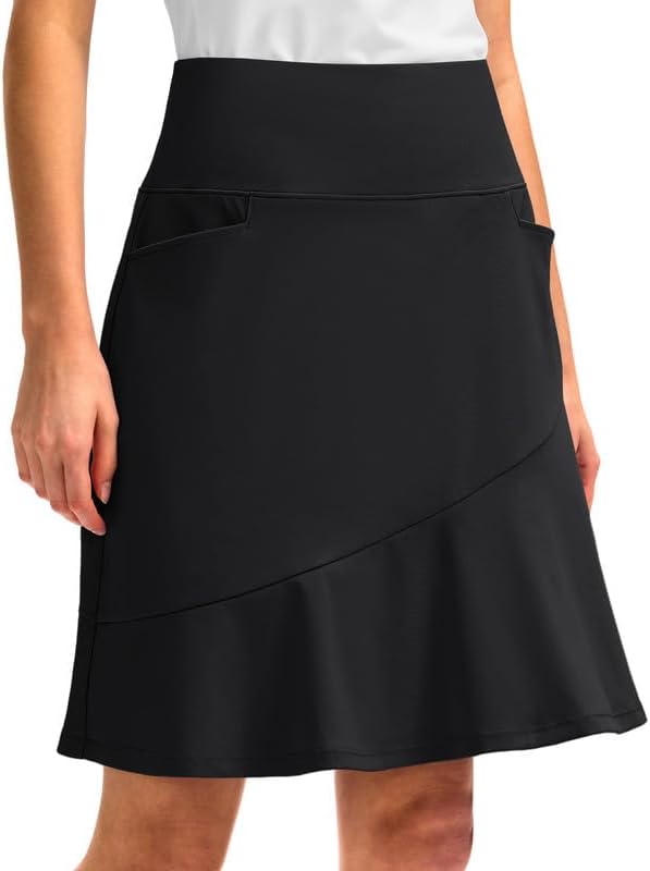 G Gradual 20in Knee Length Golf Skirts with 5 Pockets for Women