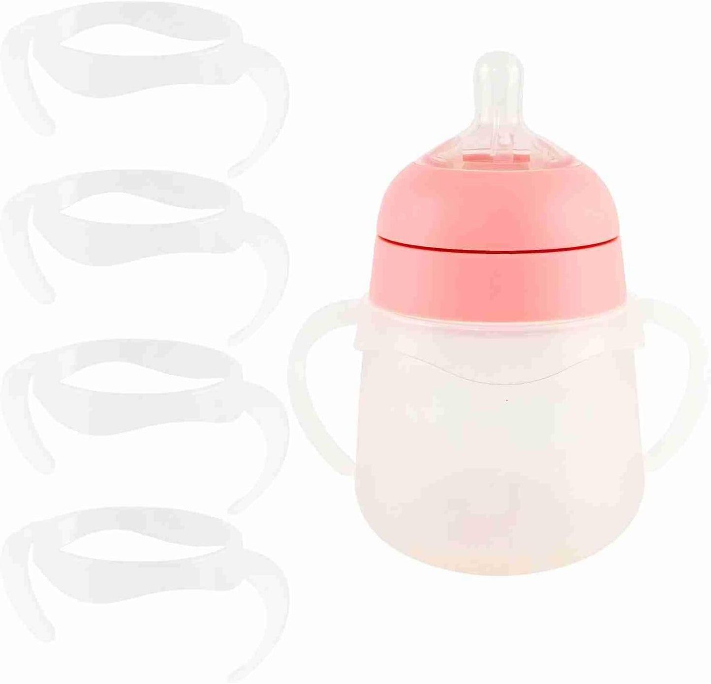 Nanobebe-Compatible Baby Bottle Handles, 4-Pack, Easy Grip