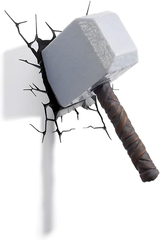 3DLightFX Marvel Avengers Thor Hammer 3D Deco Light Review