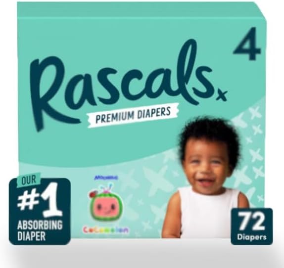Long-Lasting Protection: Rascal Size 4 Diapers