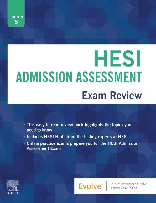 Admission Assessment Exam Review for Nursing Students and More