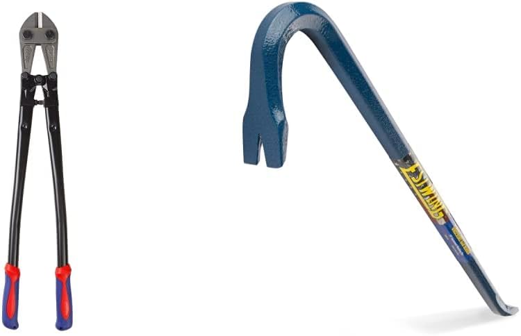 WORKPRO W017007A Bolt Cutter and Estwing Gooseneck Wrecking Bar