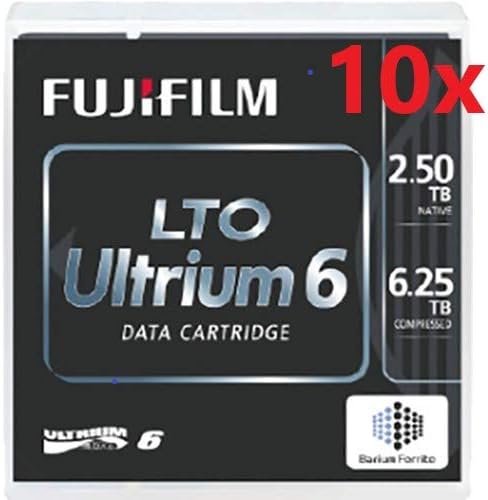 Fuji LTO Ultrium 6 Tape Cartridge 10 Pack for Data Storage