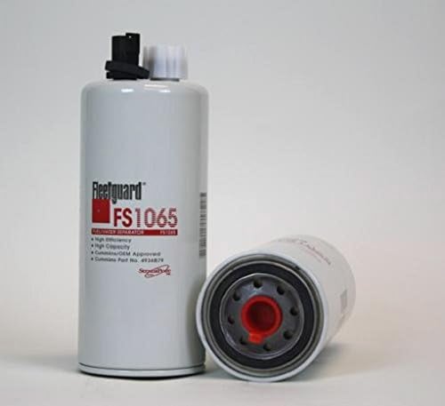 Fleetguard FS1065 Fuel/Water Separator Pack of 2 for Cummins ISC07