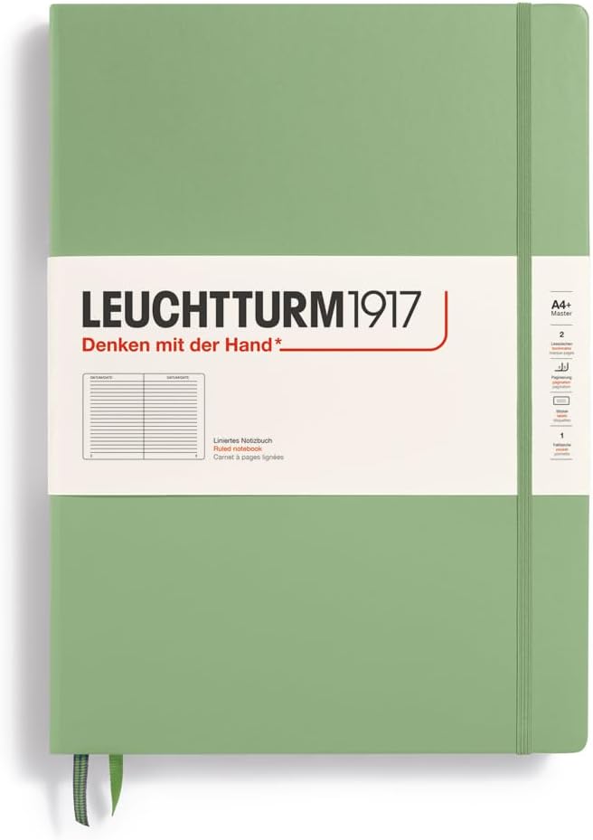 LEUCHTTURM1917 Notebook Hardcover Master Classic A4+ for Writing