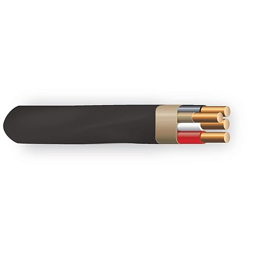 Stock Wire 6/3 NM-B Non-Metallic Sheathed Cable for Home Use