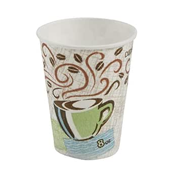 Dixie PerfecTouch Hot Cups 8oz for Coffee Haze - Case of 1000