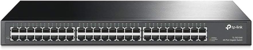 TP-Link 48 Port Gigabit Ethernet Switch for Network Expansion