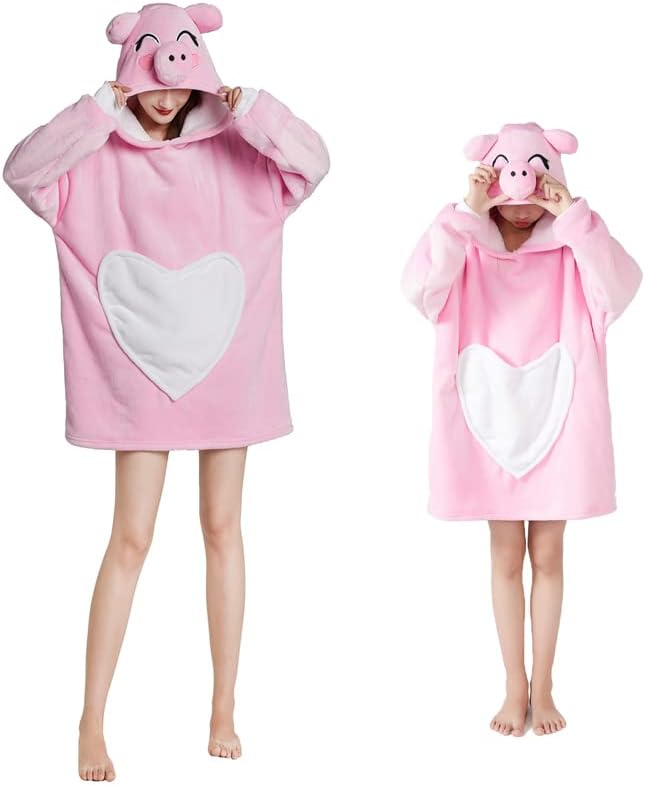 JVJQ Snuggly Hoodie Blanket - Comfy & Warm!