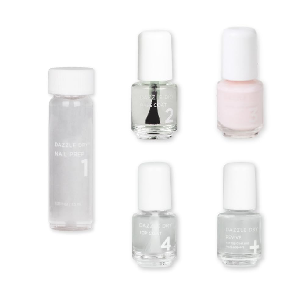 Dazzle Dry Mini Kit 4 Step System for Flawless Manicures