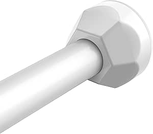 Ausemku Adjustable Tension Shower Curtain Rod - 40-73 in
