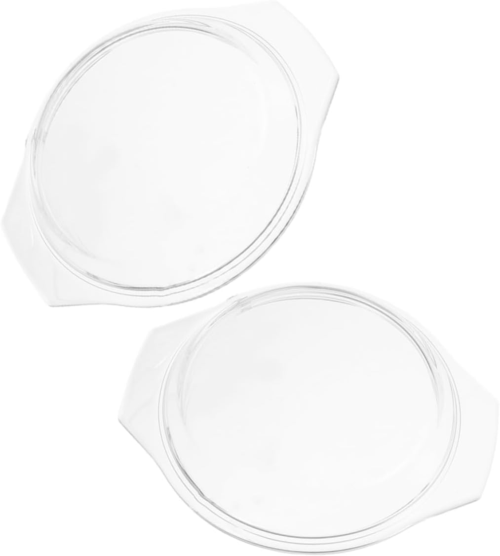 OUNONA 2Pcs Glass Splatter Guards - Microwave Safe