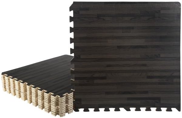 EVA Foam Floor Tiles 12-Pack for Stylish Home and Gym Use
