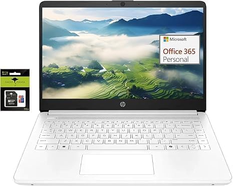 HP 14 Lightweight Student Laptop with 16GB RAM and 320GB Storage