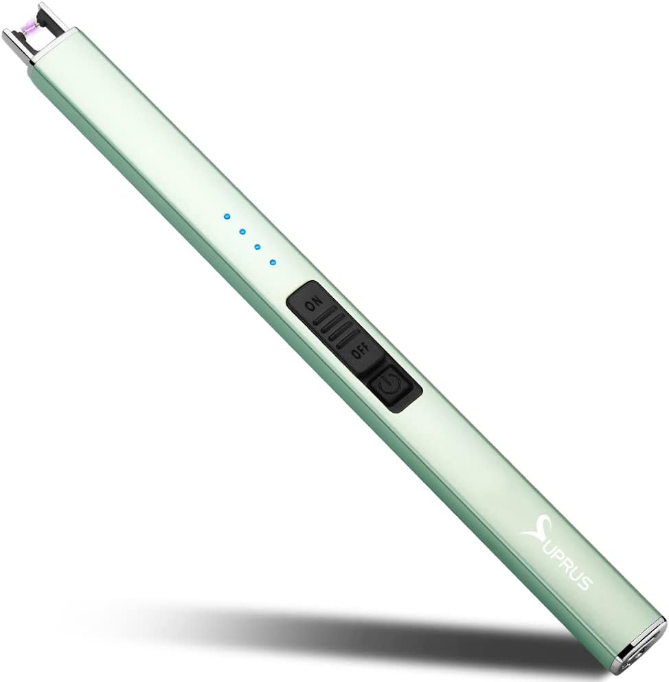 Windproof USB Rechargeable Lighter - SUPRUS Green