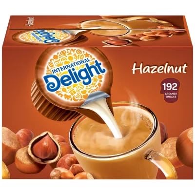 Hazelnut Coffee Creamer Singles 192 ct. - Delight Your Taste Buds!