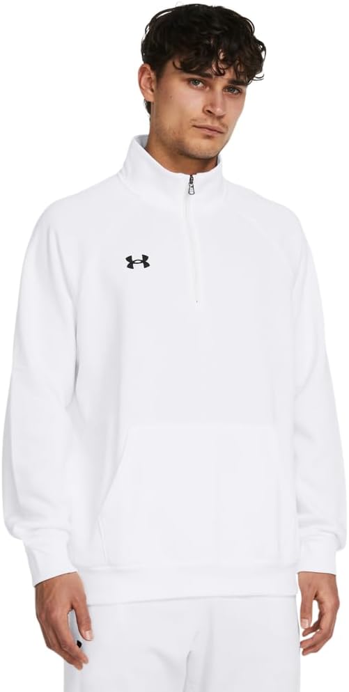 Under Armour mens Rival Fleece Quarter Zip for Ultimate Comfort