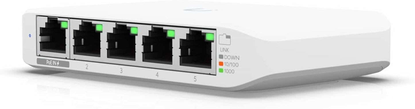 Ubiquiti Compact 5-Port Gigabit Switch for Efficient Networking