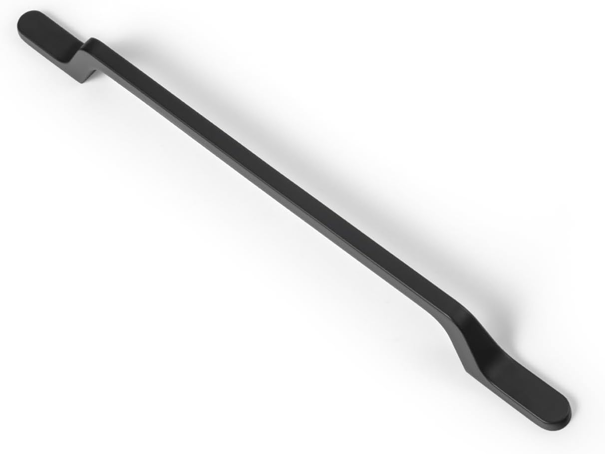 Goo-Ki 6 Pack 7.56in Matte Black Kitchen Drawer Pulls for Cabinets
