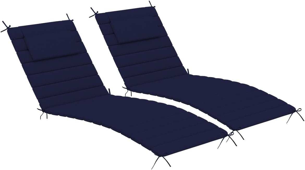 Sundale Outdoor Quilted Lounge Cushion Set for Ultimate Comfort