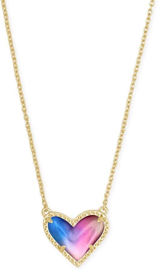 Ari Heart Adjustable Length Pendant Necklace for Women Jewelry
