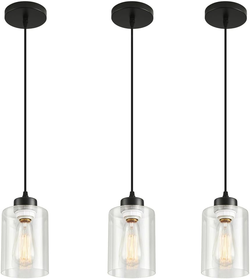 CAFULAM Pendant Light Fixture for Kitchen and Dining Room