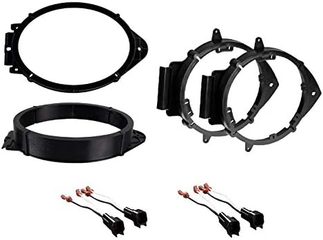 ASC Premium 6x9 Front and 6-Inch Rear Car Speaker Adapter Plates