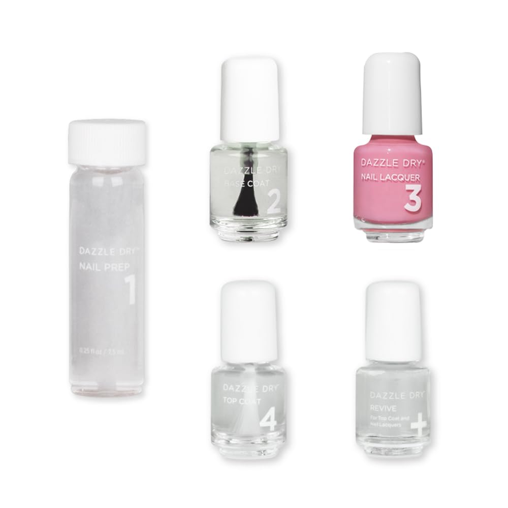 Dazzle Dry Mini Kit 4 Step System - Soulmate Bubblegum Pink