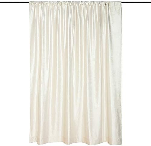 BalsaCircle 8ft x 8ft Ivory Velvet Backdrop for Events & Photos