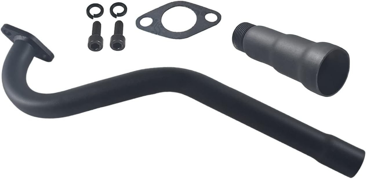 3 Stage Exhaust Header Pipe for Predator 79cc Mini Bike Black