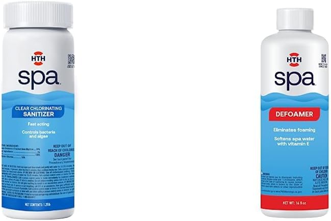 HTH Spa Clear Chlorinating Sanitizer & Defoamer for Hot Tubs