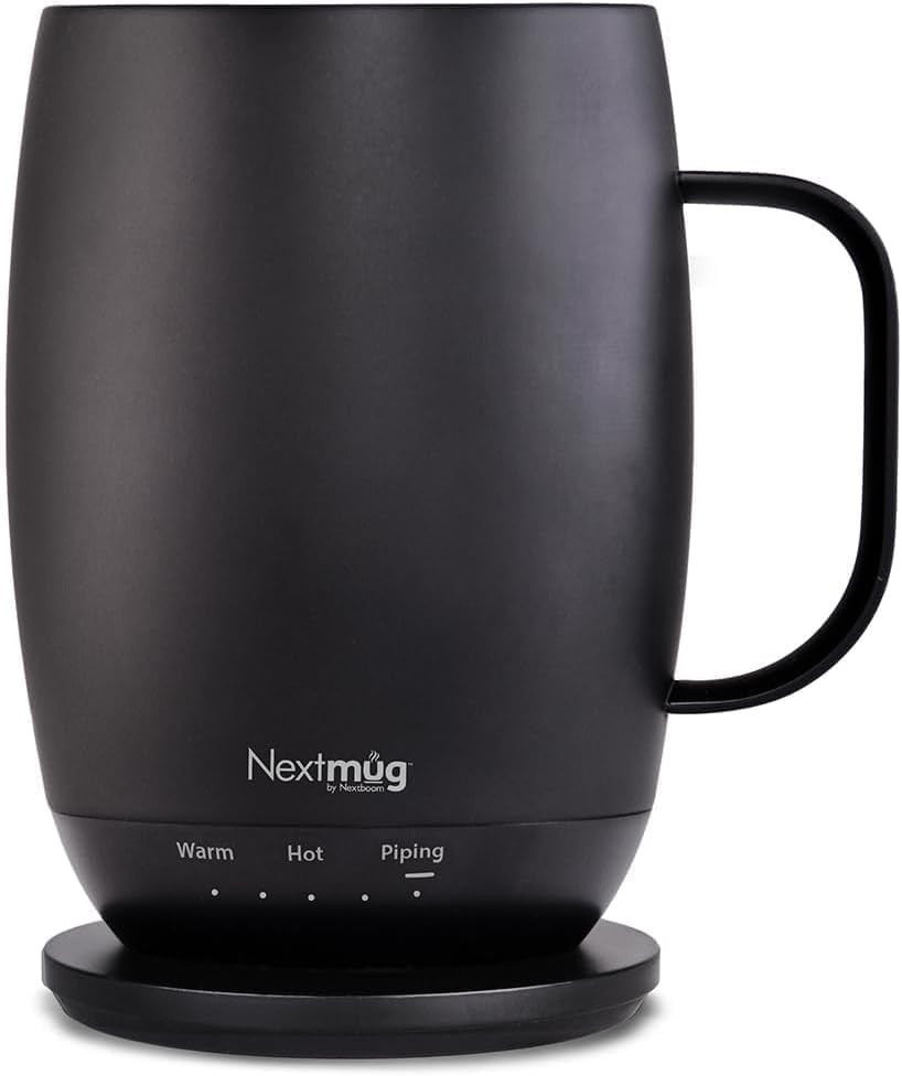 Nextmug Plus: Self-Heating Coffee Mug